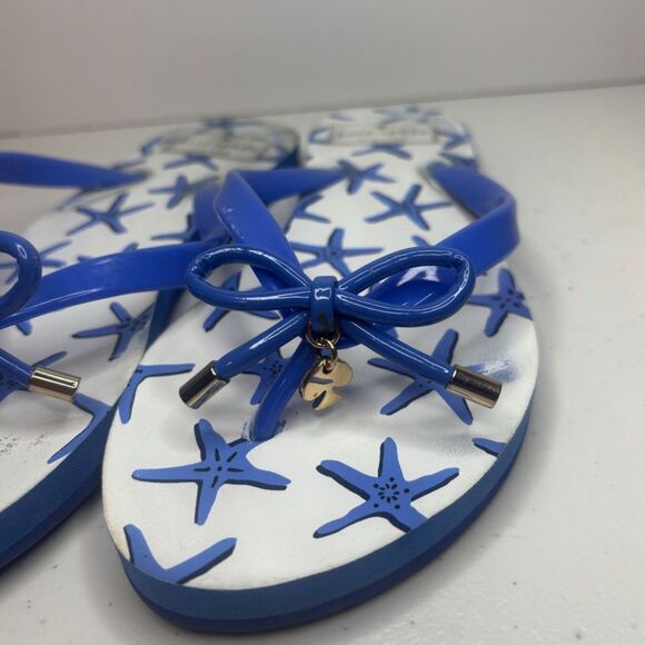 Kate Spade New York Nova Starfish Charm Flip Flop Sandals Womens Designer - Picture 5 of 8